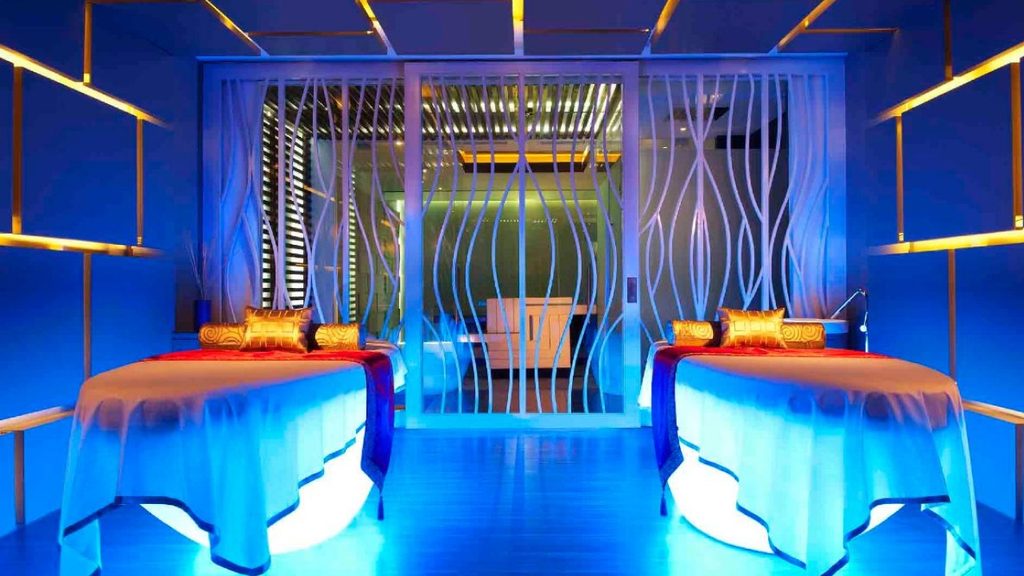 AWAY Spa at W Bali treatment room in Seminyak