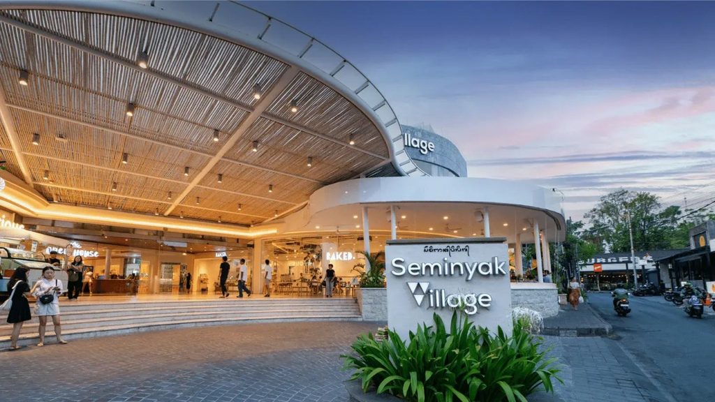 Seminyak Village shopping mall entrance