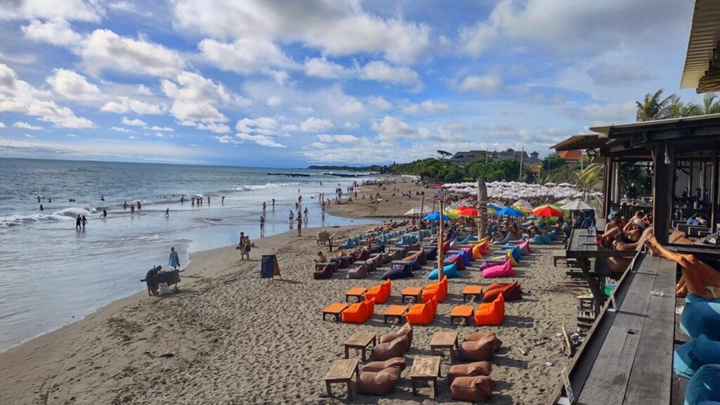 Beach view in Canggu near Seminyak
